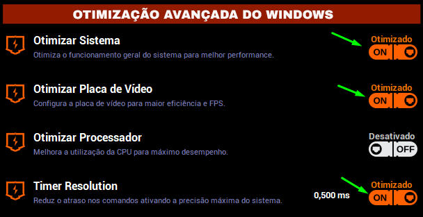 Otimização Avançada do Windows